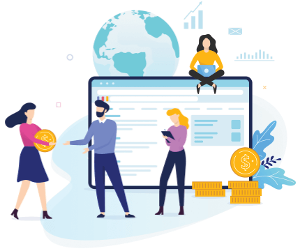 Website monitoring illustration